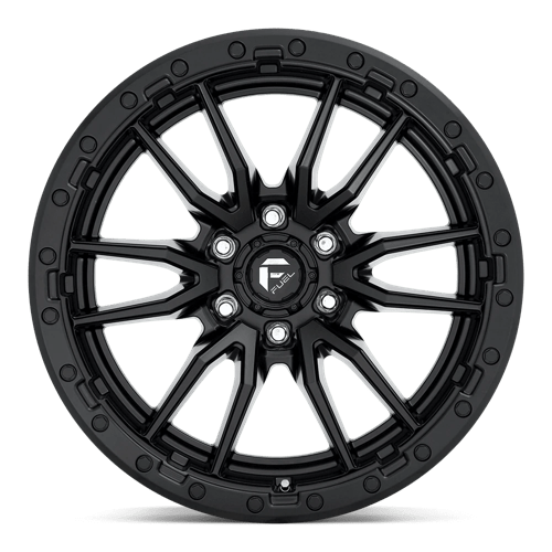Fuel Offroad D679 REBEL Matte Black 20x10 -18 6x139.7mm 106.1mm