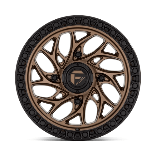 Fuel Offroad D777 RUNNER UTV Bronze W/ Black Ring 15x7 +10 4x156mm 132mm