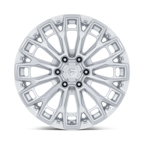 Fuel Offroad FC882 TRAX Gloss Silver W/ Machined Face 20x10 -18 8x165.1mm 125.1mm