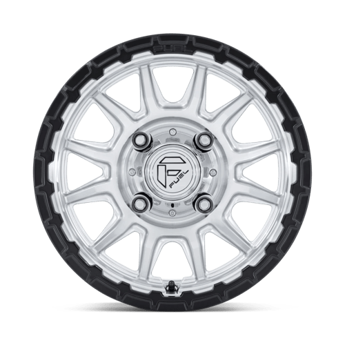 Fuel Offroad FV866 PISTON UTV Hyper Silver Mach-fc M-blk Lip 15x7 +10 4x110mm 79.4mm