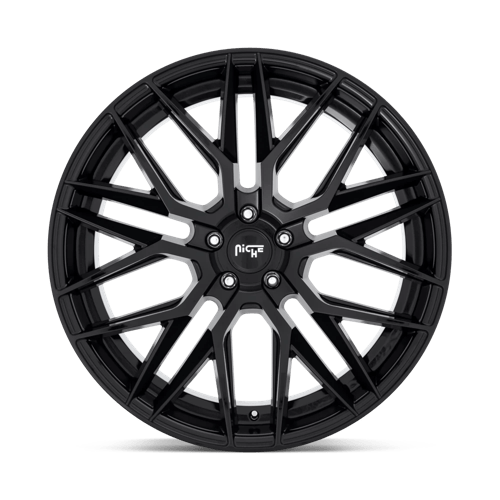 Niche M224 GAMMA Gloss Black 22x10.5 +35 5x130mm 84.1mm
