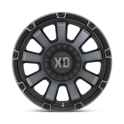 XD Series XD852 GAUNTLET Satin Black W/ Gray Tint 20x10 -18 6x135|6x139.7mm 106.1mm