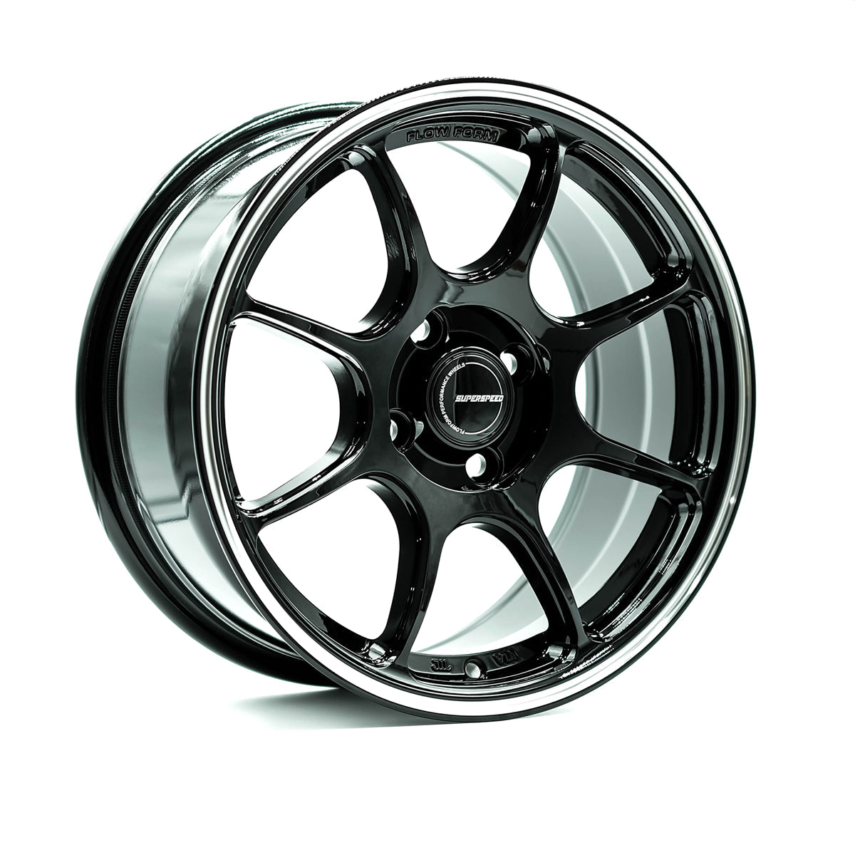 Superspeed RF03RR Black Machining 15x7 +36 4x100mm 73.1mm