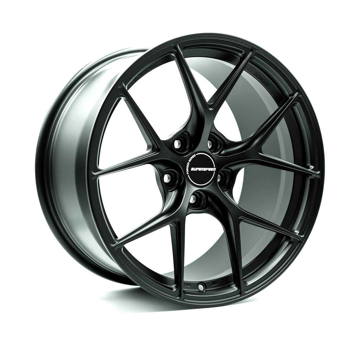 Superspeed PF05RR Matt Black 18x9.5 +38 5x114.3mm 73.1mm