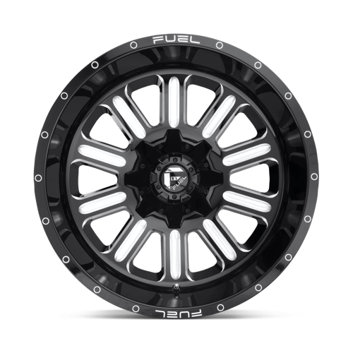 Fuel Offroad D620 HARDLINE Gloss Black Milled 17x9 -12 5x139.7|5x150mm 110.1mm
