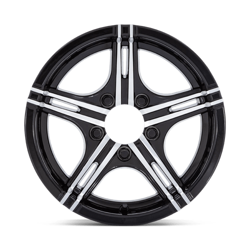 Helo HE1827 Gloss Black Machined 15x6 0 5x114.3mm 74.4mm