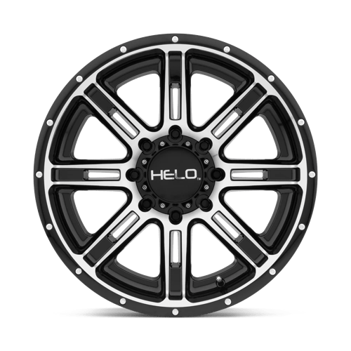 Helo HE900 Gloss Black Machined 20x9 0 6x139.7mm 106.1mm