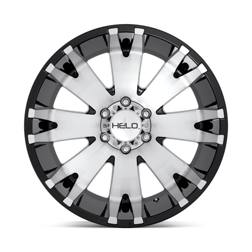 Helo HE917 Gloss Black Machined 20x12 -44 5x139.7mm 78.1mm