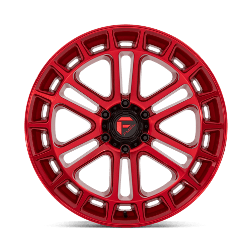 Fuel Offroad D719 HEATER Candy Red Machined 22x10 -13 6x135mm 87.1mm