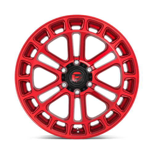 Fuel Offroad D719 HEATER Candy Red Machined 20x9 +1 6x135mm 87.1mm