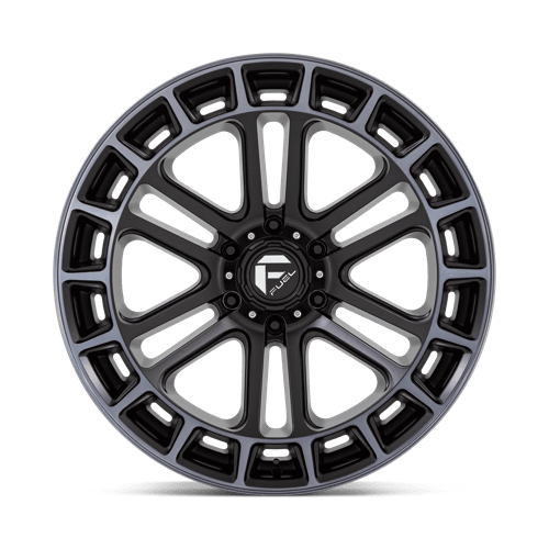 Fuel Offroad D720 HEATER Matte Black Ddt Machined 22x10 -13 6x135mm 87.1mm