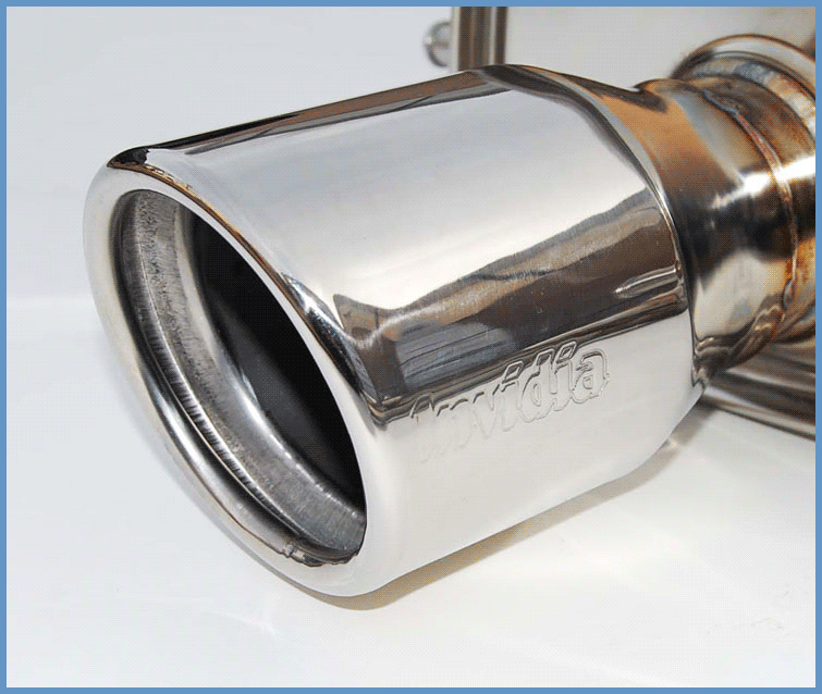Invidia 76mm Q300 Stainless Steel Cat-back Exhaust - 02-07 Subaru WRX/STI