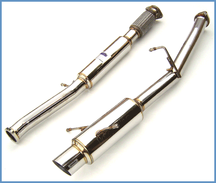 Invidia 76mm N1 REGULAR Stainless Steel Tip Cat-back Exhaust - 02-07 Subaru WRX/STI