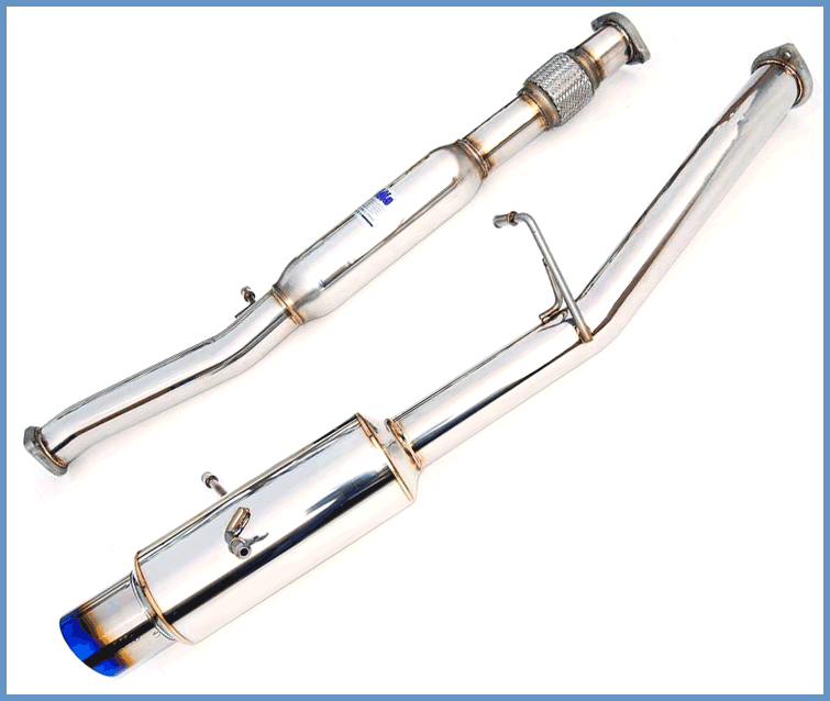 Invidia N1 REGULAR Titanium Tip Cat-back Exhaust - 02-07 Subaru WRX/STI