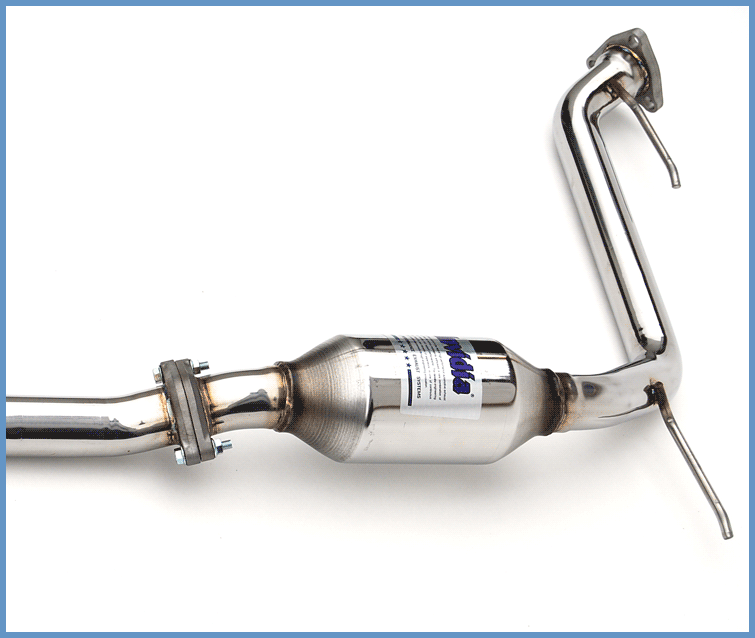 Invidia 50mm (101mm tip) Cat-back Exhaust - 06-08 Honda Fit