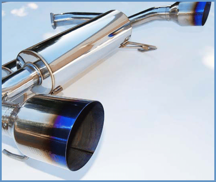 Invidia Gemini Single Layer Titanium Tip Cat-back Exhaust - 07+ Infiniti G37 Coupe