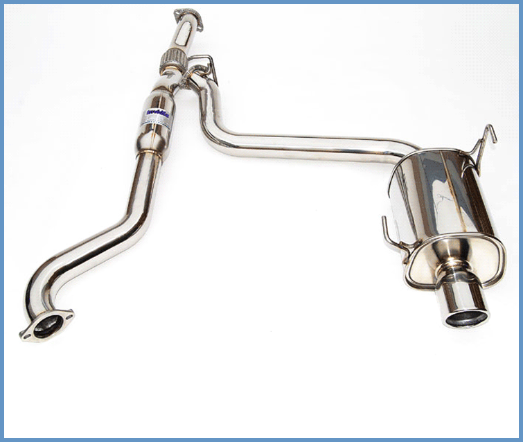 Invidia Q300 Single Stainless Steel Tip Cat-back Exhaust - 08-09 Subaru WRX Sedan