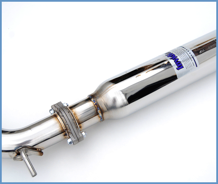 Invidia Q300 Rolled Titanium Tip Cat-Back Exhaust - 13+ Volkswagen Golf GTI