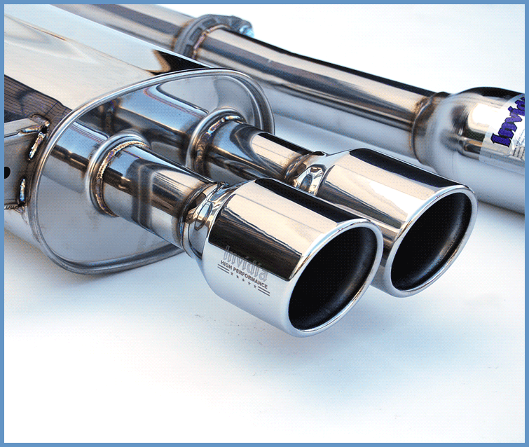 Invidia Q300 w/ Rolled Stainless Steel Tips Cat-Back Exhaust - 14+ Mini Cooper S