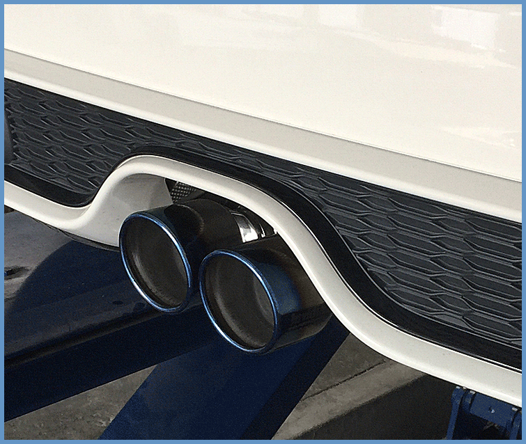 Invidia Q300 w/ Rolled Titanium Tips Cat-Back Exhaust - 14+ Mini Cooper S