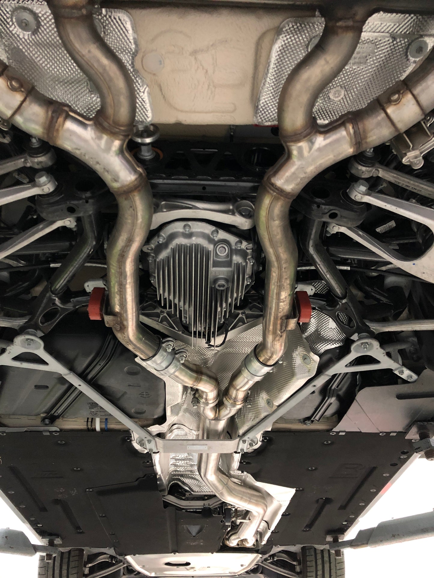 F87 BMW M2 Competition Mid Pipe includes Active F-brace