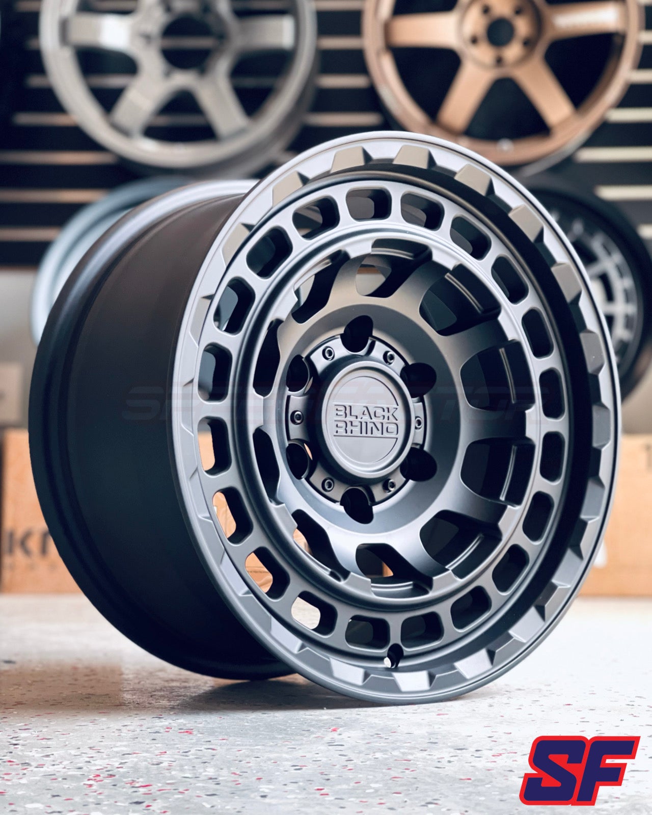 BLACK RHINO CHAMBER 16x8.0 -10 6x139.7 MATTE BLACK