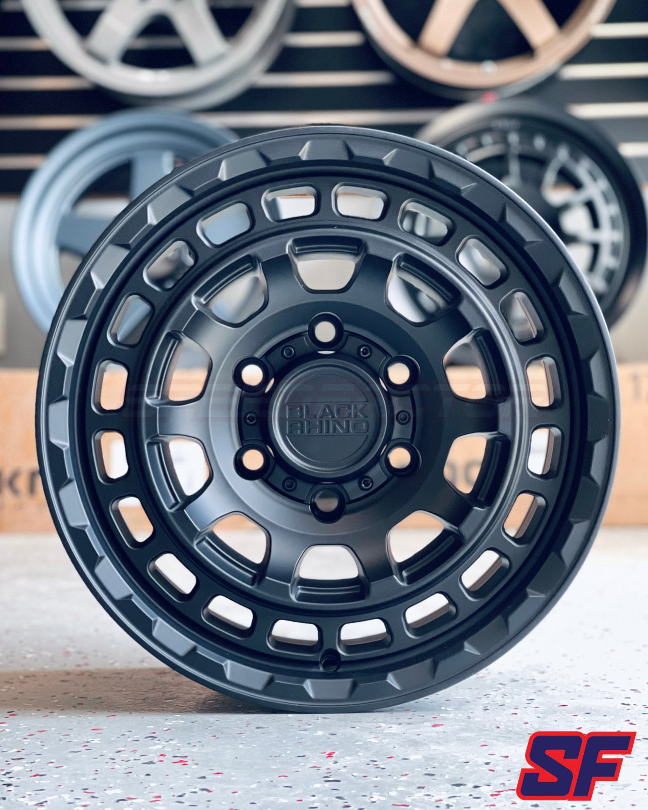 BLACK RHINO CHAMBER 16x8.0 -10 6x139.7 MATTE BLACK