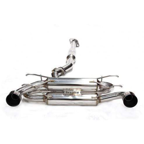 Invidia Gemini/R400 Single Layer Titanium Tip Cat-back Exhaust - 12+ Subaru BR-Z/FR-S