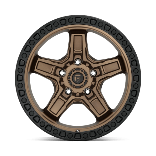 Fuel Offroad D699 KICKER Matte Bronze Black Bead Ring 17x9 -12 5x127mm 71.5mm