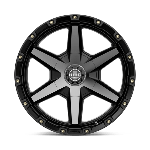 KMC KM101 TEMPO Satin Black W/ Gray Tint 20x9 +18 6x135|6x139.7mm 106.1mm