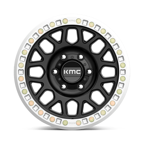 KMC KM234 GRENADE DESERT BEADLOCK Satin Black 17x8.5 0 6x165.1mm 108mm