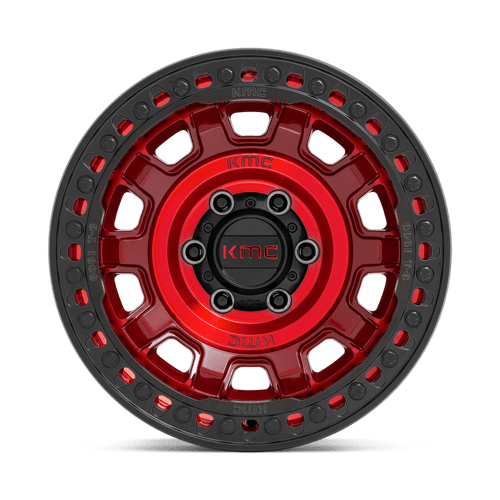 KMC KM236 TANK BEADLOCK Candy Red 17x9 -38 6x139.7mm 108mm