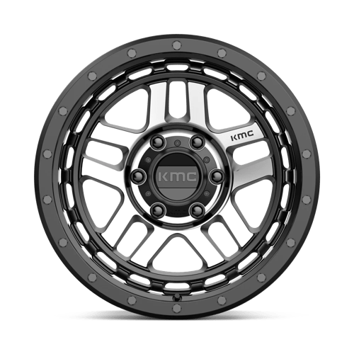 KMC KM540 RECON Satin Black Machined 18x8.5 0 6x135mm 87.1mm