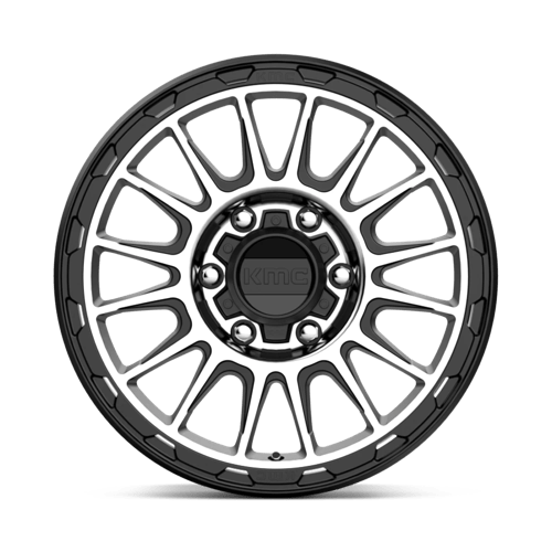 KMC KM542 IMPACT Satin Black Machined 16x8 0 6x139.7mm 106.1mm