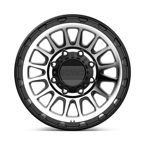 KMC KM542 IMPACT Satin Black Machined 17x8.5 0 8x165.1mm 125.1mm