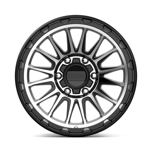 KMC KM542 IMPACT Satin Black Machined 17x9 -12 6x139.7mm 106.1mm