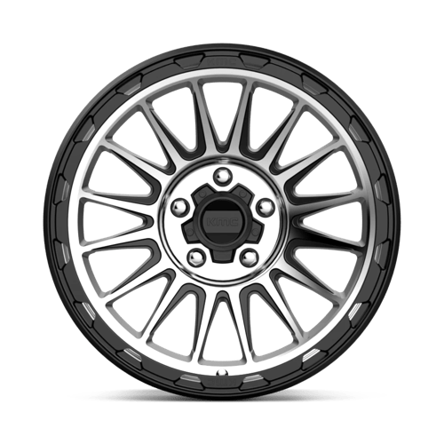KMC KM542 IMPACT Satin Black Machined 18x9 0 5x127mm 71.5mm