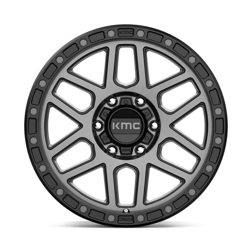 KMC KM544 MESA Satin Black W/ Gray Tint 18x9 +18 6x114.3mm 66.1mm