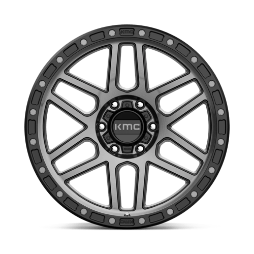 KMC KM544 MESA Satin Black W/ Gray Tint 17x8.5 0 6x114.3mm 66.1mm