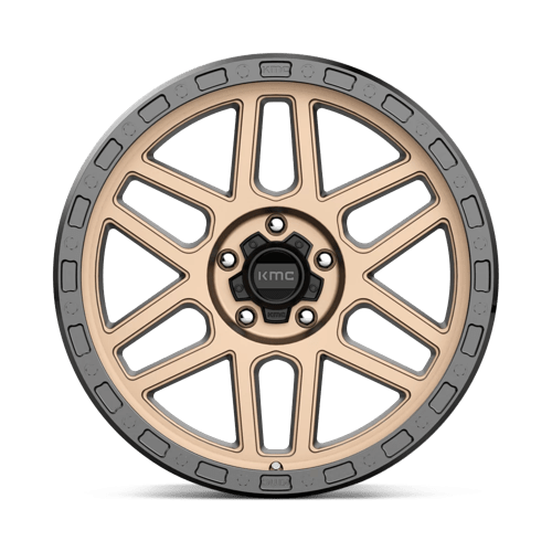 KMC KM544 MESA Matte Bronze W/ Black Lip 20x9 +18 5x127mm 71.5mm