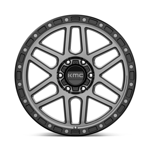 KMC KM544 MESA Satin Black W/ Gray Tint 17x9 +18 6x114.3mm 66.1mm