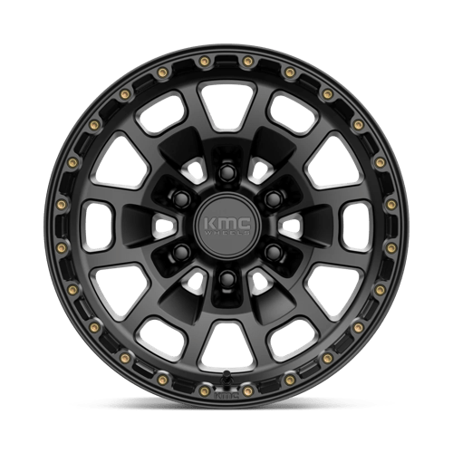 KMC KM718 SUMMIT Satin Black 17x8.5 0 6x135mm 87.1mm