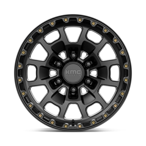 KMC KM718 SUMMIT Satin Black 17x8.5 0 6x139.7mm 106.1mm