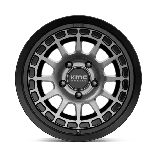 KMC KM719 CANYON Satin Black W/ Gray Tint 17x8.5 0 5x127mm 71.5mm