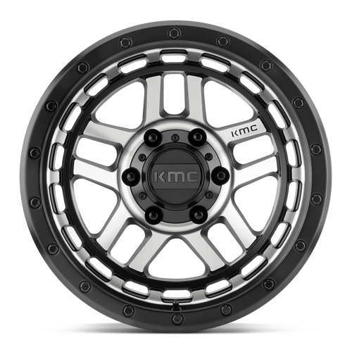 KMC KM540 RECON Satin Black Machined 17x8.5 +18 6x139.7mm 106.1mm