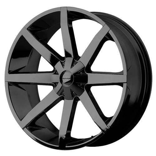 KMC KM651 SLIDE Gloss Black 22x9.5 +15 6x114.3|6x139.7mm 78.1mm