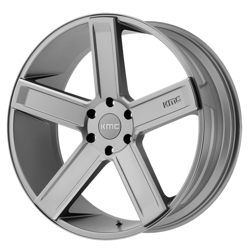 KMC KM702 DUECE Satin Gray Milled 20x8.5 +15 6x139.7mm 106.1mm