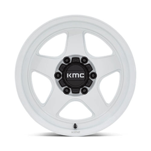 KMC KM728 LOBO Gloss White 17x8.5 -10 6x139.7mm 106.1mm