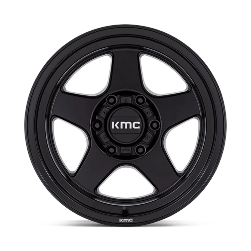 KMC KM728 LOBO Matte Black 17x8.5 +18 6x120mm 66.9mm