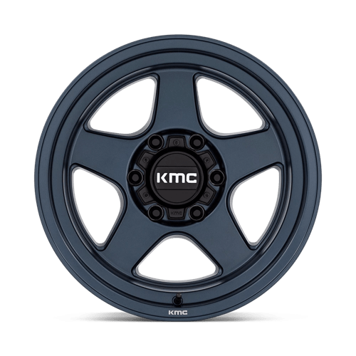 KMC KM728 LOBO Metallic Blue 17x8.5 +18 6x120mm 66.9mm
